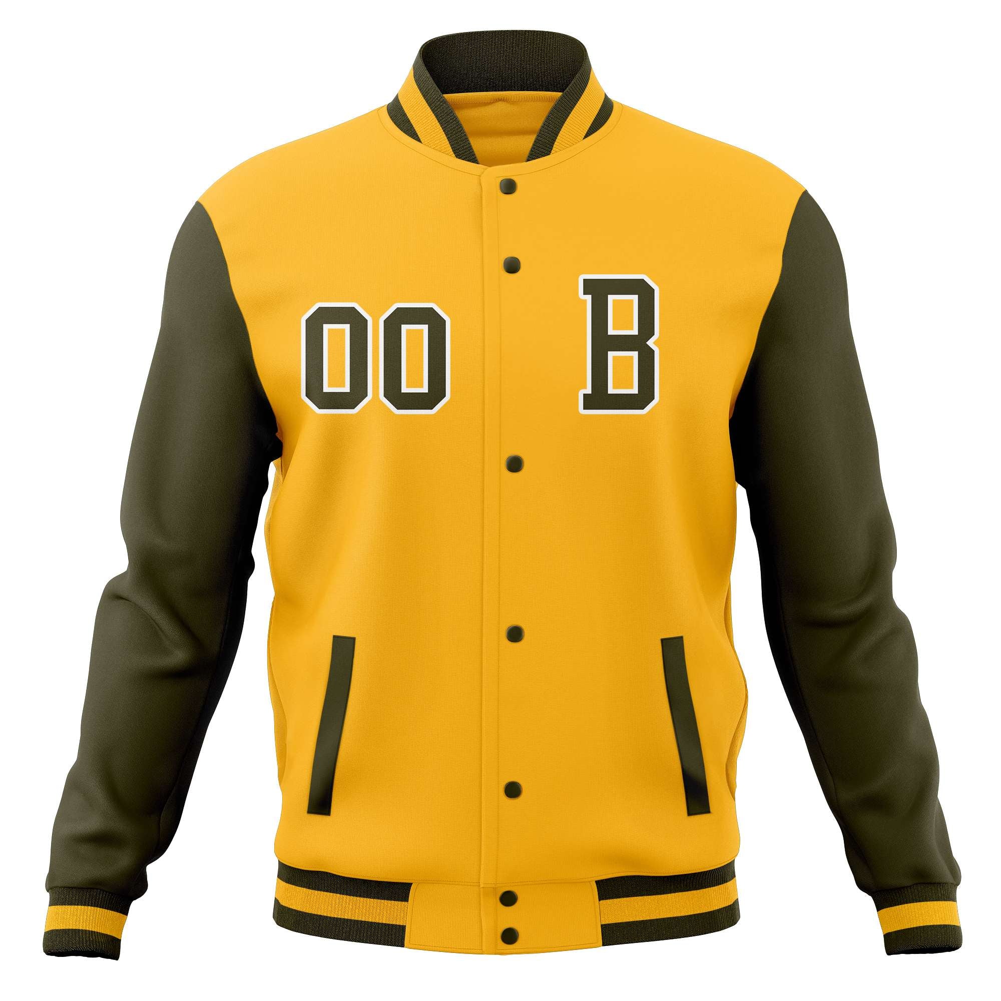 Custom Full-Snap Baseball Varsity Bomber Jackets with Personalized Coats