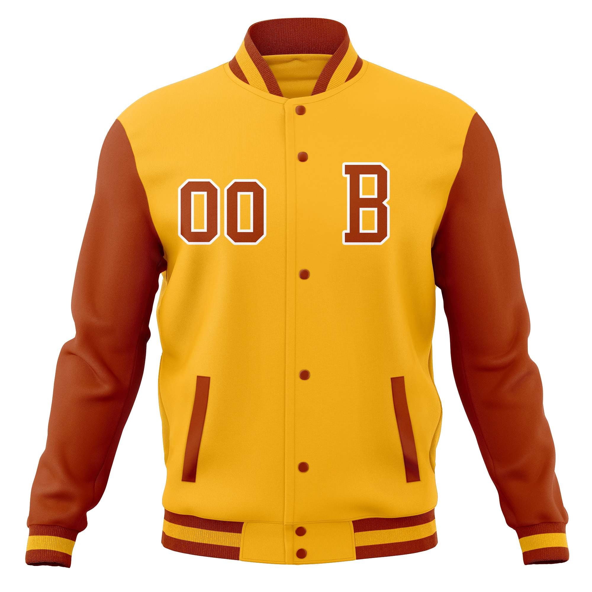 Manteaux de baseball personnalisés à boutons-pression, vestes Letterman universitaires fabriquées