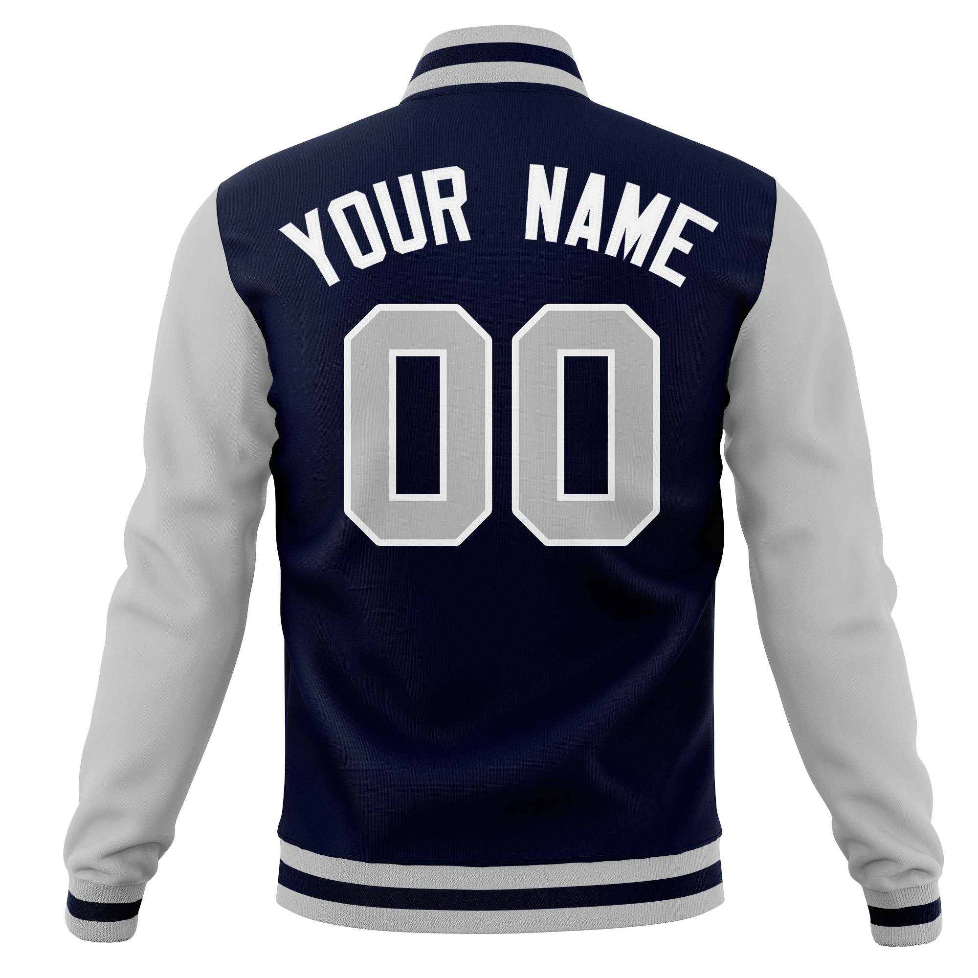 Custom Full-Snap Baseball Coats with Personalized Stitched Varsity Letterman Jacket