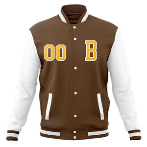 Custom Full-Snap Baseball Coats and Personalized Stitched Varsity Letterman Jackets