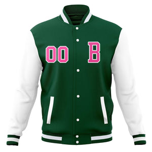 Custom Full-Snap Baseball Coats and Personalized Stitched Varsity Letterman Jackets