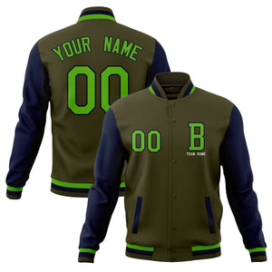 Custom Full-Snap Baseball Coats,Crafted Varsity Letterman Jackets