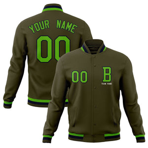 Custom Personalized Stitched Varsity Jacket and Full-Snap Baseball Coats