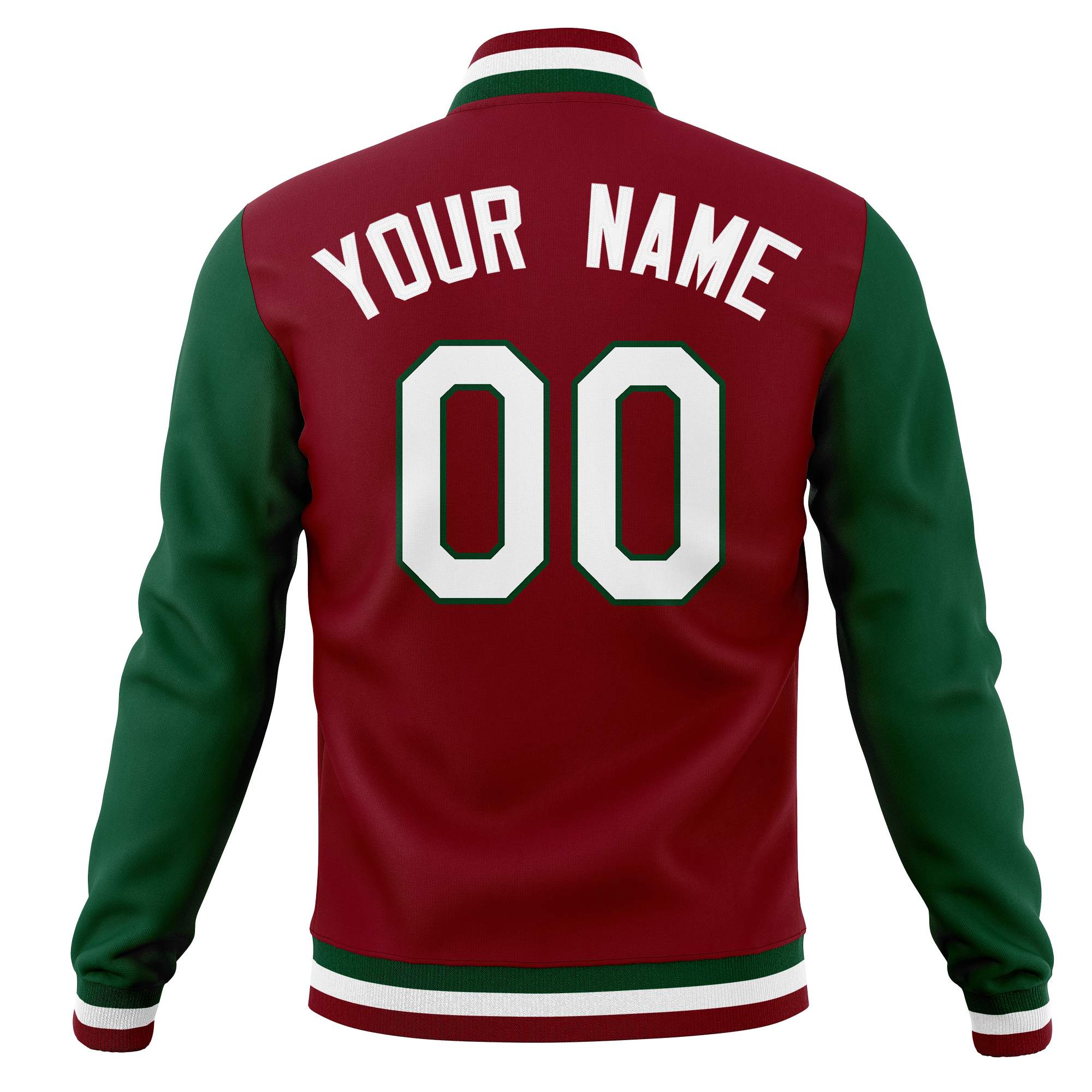 Custom Varsity Letterman Baseball Jacket Personalized Full-Snap Stitched Coats