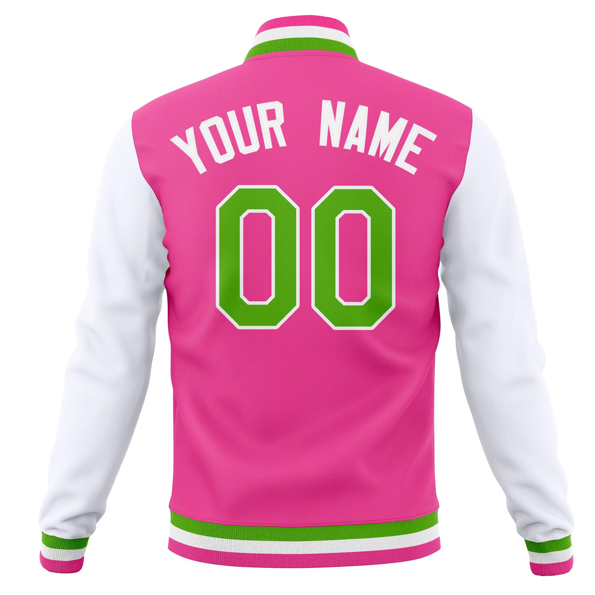 Custom Full-Snap Baseball Coats with Personalized Stitched Varsity Letterman Jacket