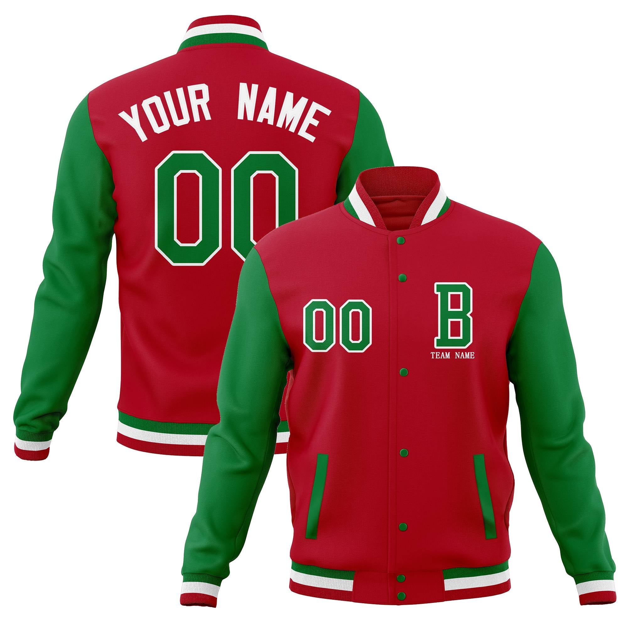 Custom Full-Snap Baseball Coats and Personalized Stitched Varsity Jackets