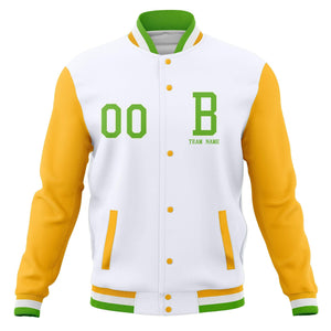 Custom Full-Snap Baseball Coats and Personalized Stitched Varsity Jackets