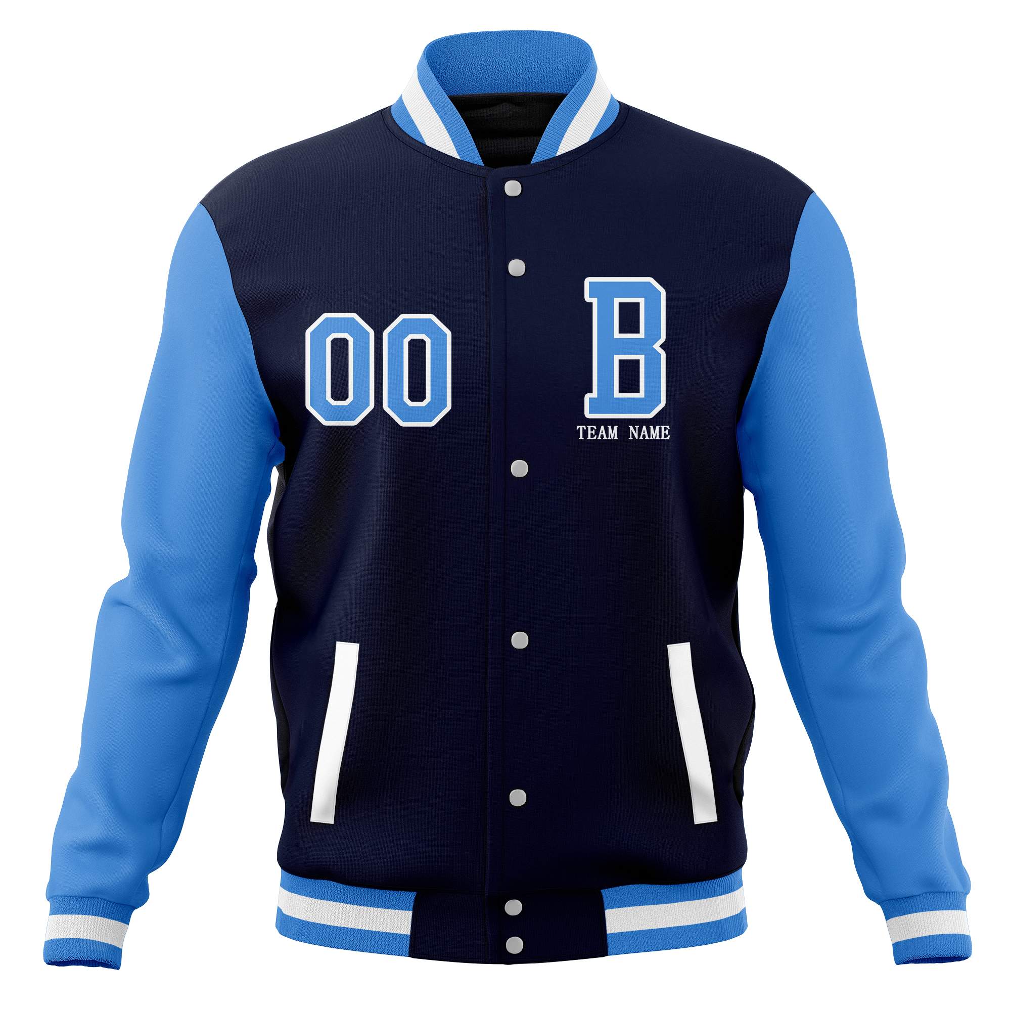 Custom Varsity Letterman Jacket Personalized Stitched Bomber Baseball Coat