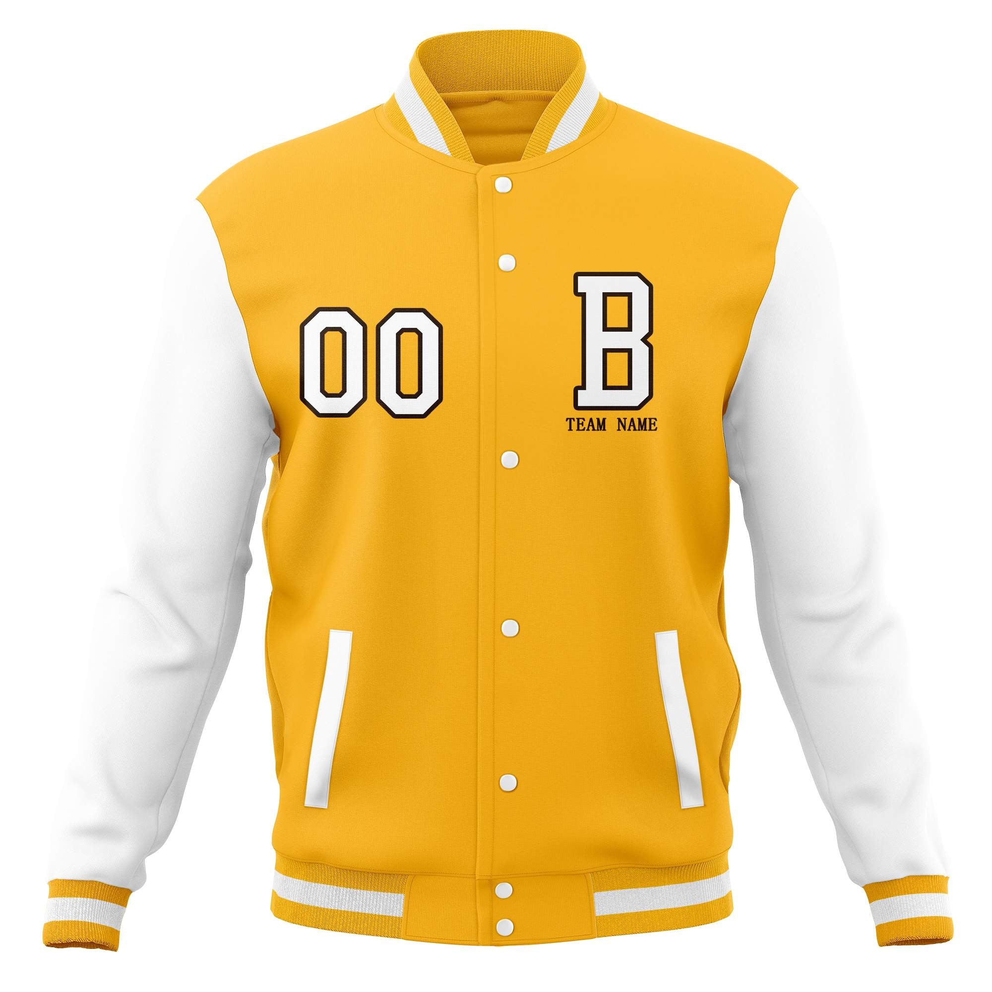 Custom Full-Snap Baseball Varsity Jackets with Personalized Coats