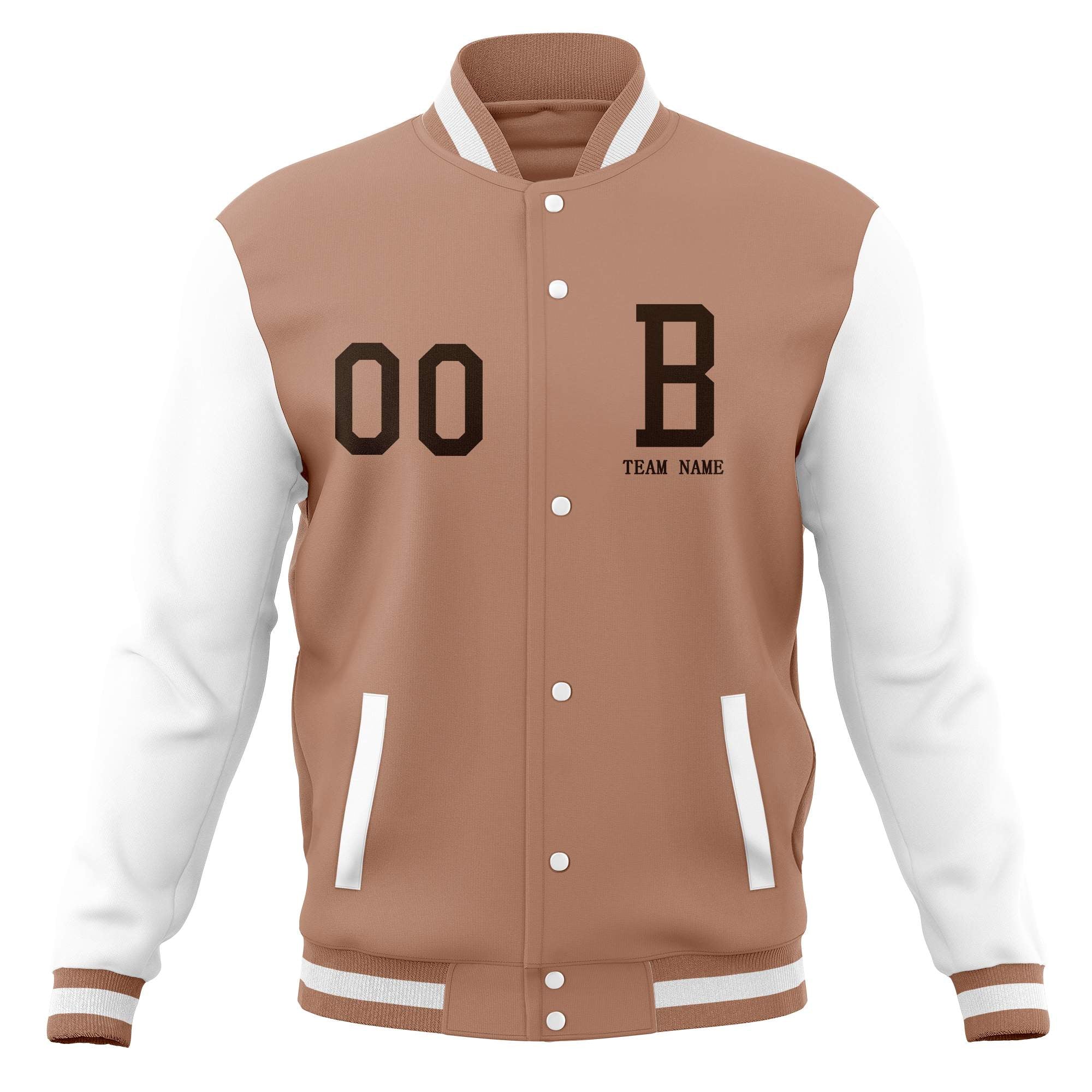 Custom Full-Snap Baseball Coats with Personalized Stitched Varsity Letterman Jacket