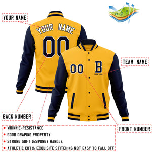 Custom Personalized Stitched Varsity Jacket and Full-Snap Baseball Coats