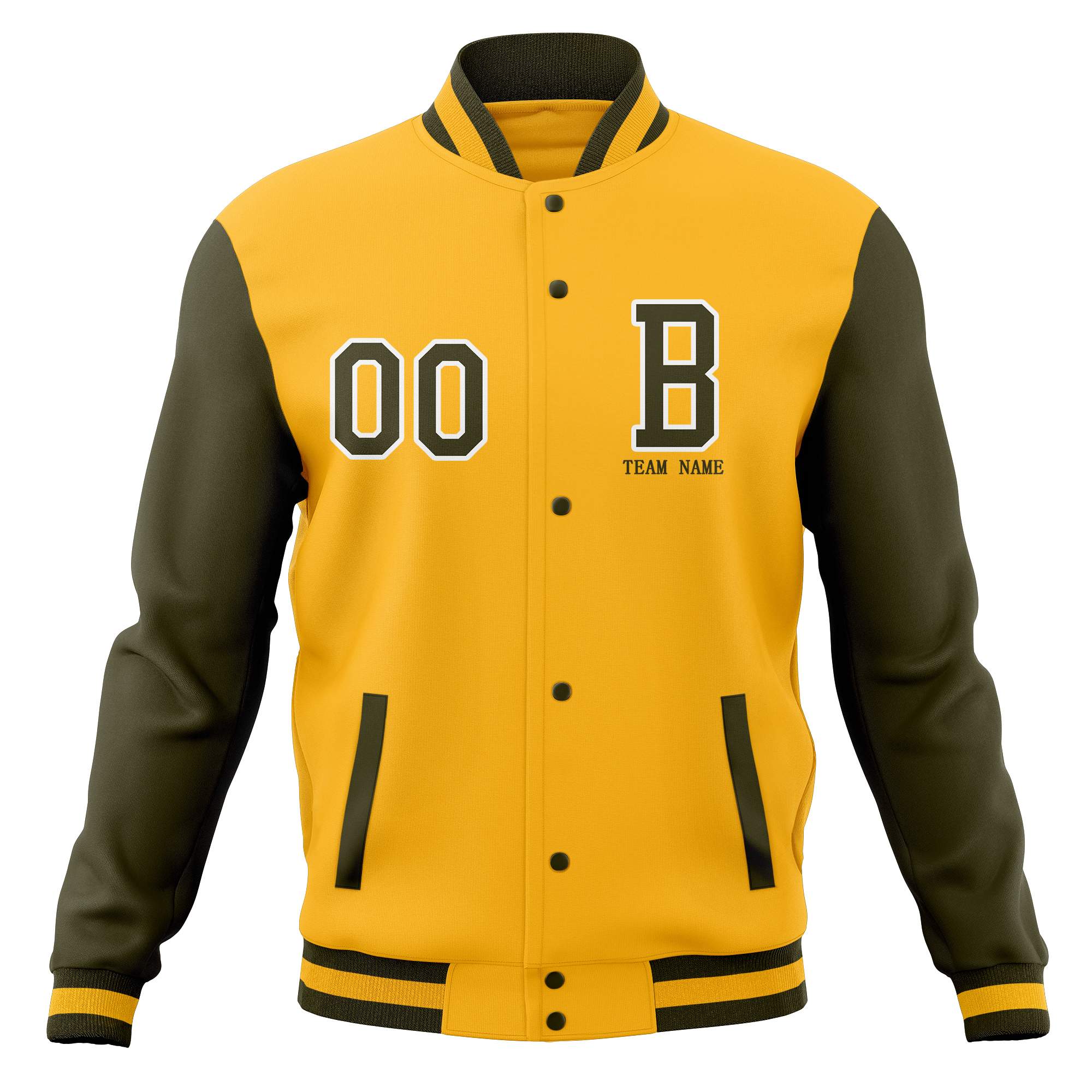 Custom Full-Snap Baseball Varsity Jackets with Personalized Coats