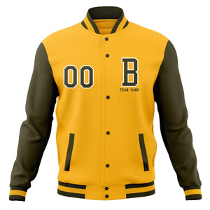 Vestes universitaires de baseball personnalisées avec manteaux personnalisés