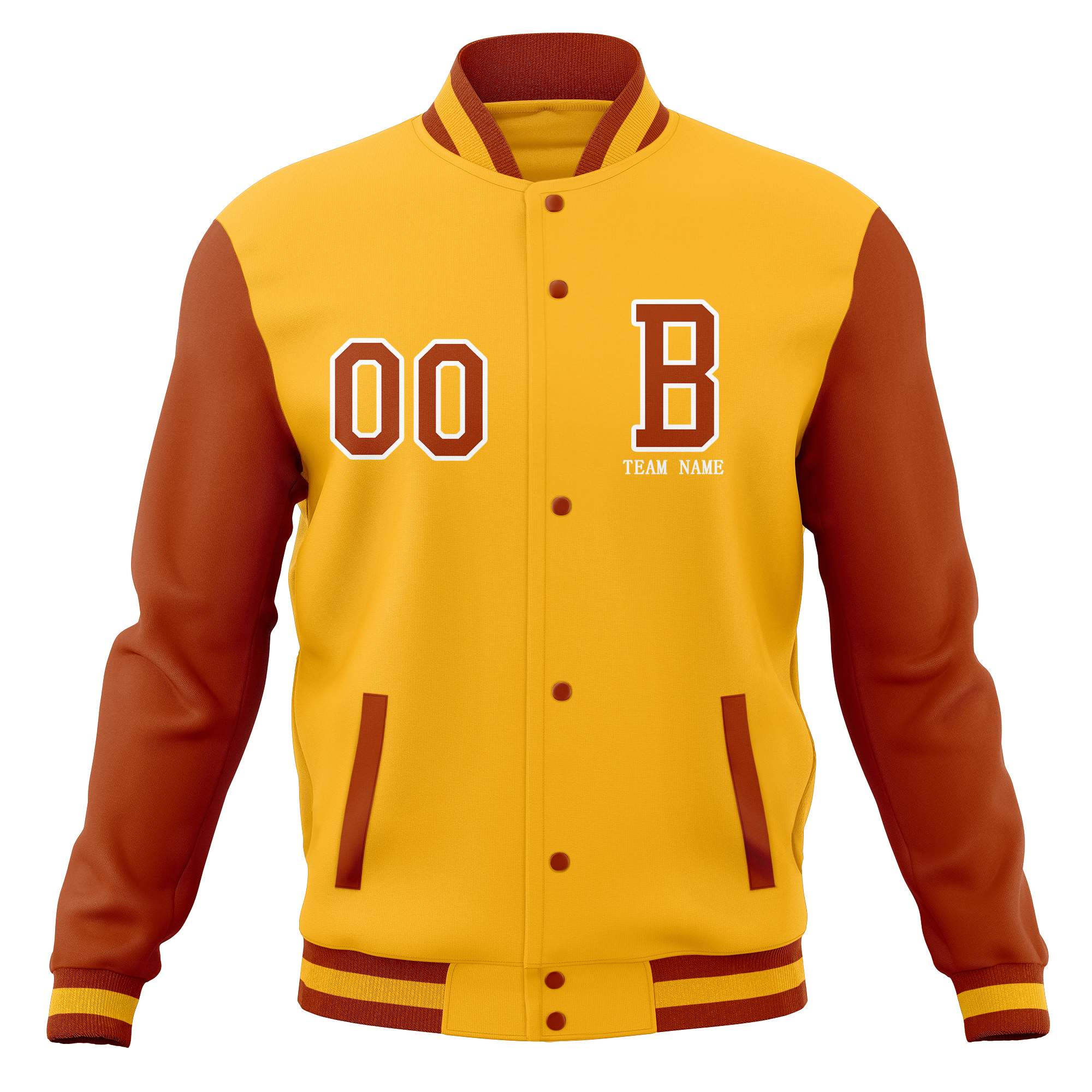 Manteaux de baseball personnalisés à bouton-pression, vestes Letterman universitaires fabriquées