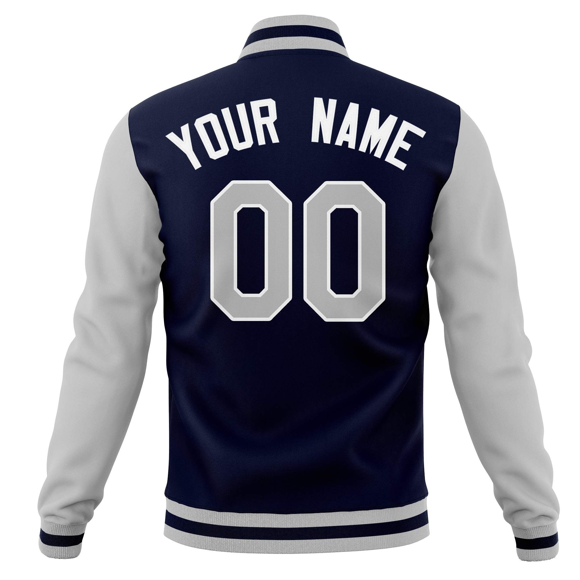 Custom Full-Snap Baseball Coats with Personalized Stitched Varsity Letterman Jacket