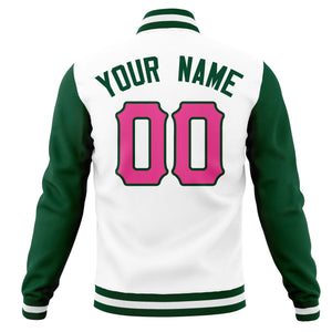 Custom Man's Varsity Baseball Jacket Cotton Blend Letterman Coats