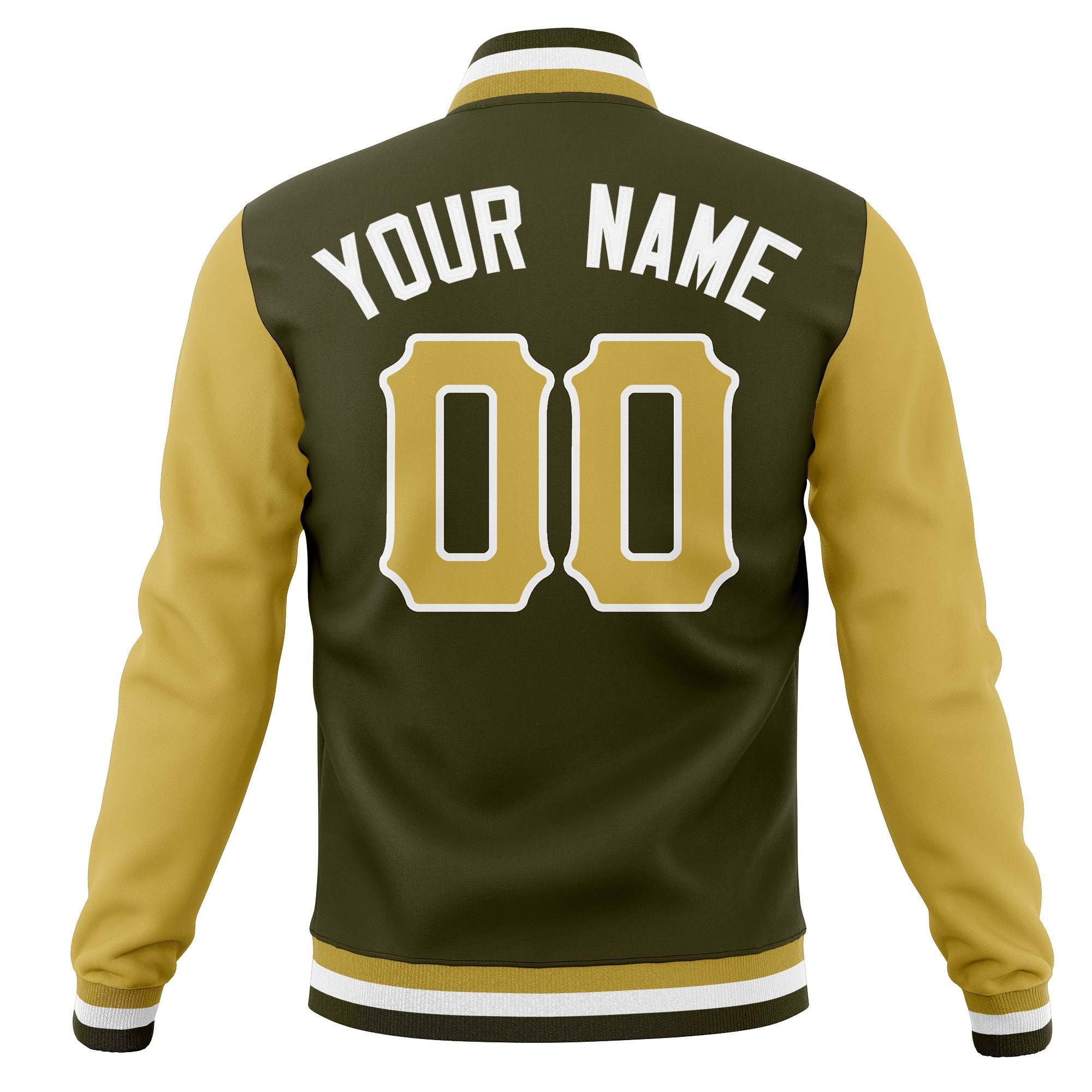 Custom Casual Baseball Jackets Varsity Letterman Full-Snap Coats for Adults