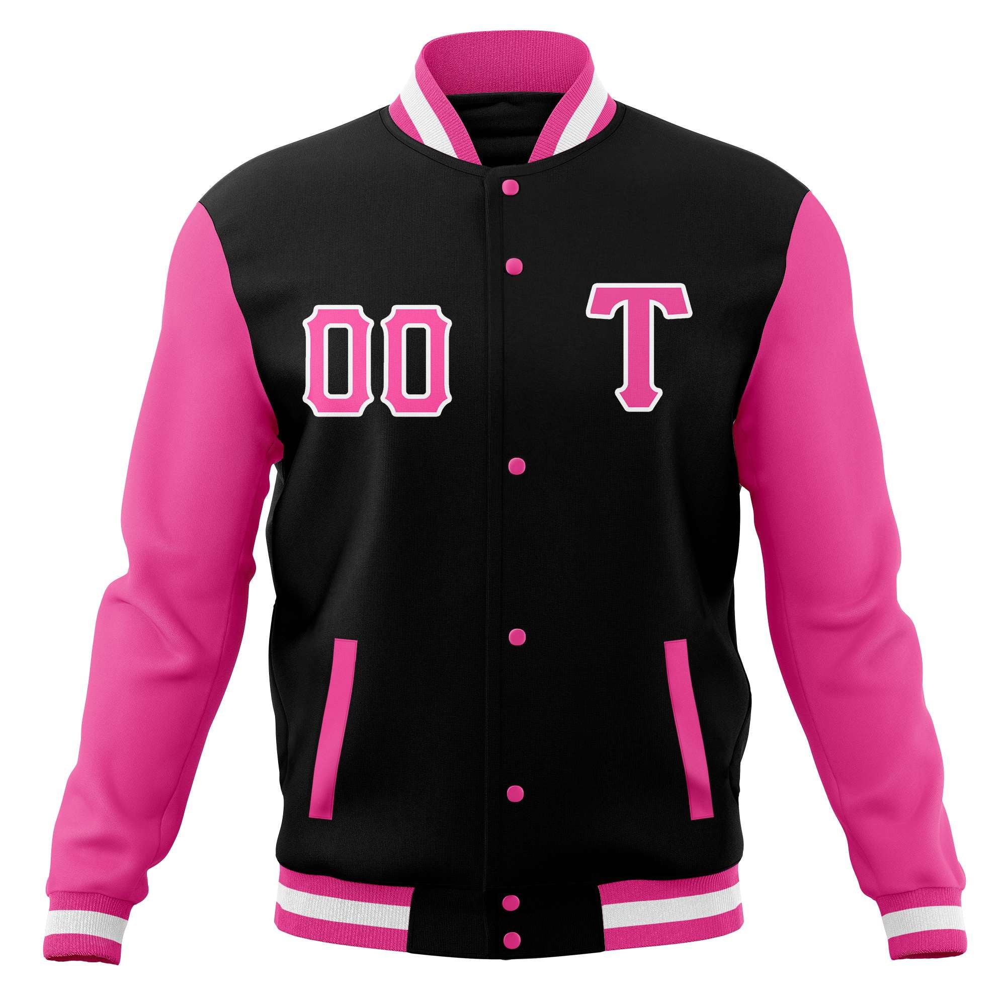 Custom Adult Full-Snap Baseball Varsity Letterman Jackets Cotton Blend Coats