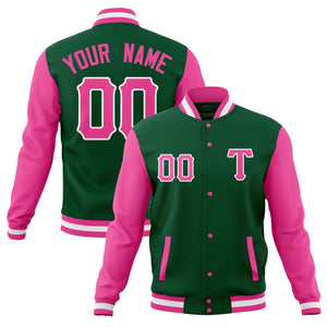 Custom Man's Varsity Baseball Jacket Cotton Blend Letterman Coats