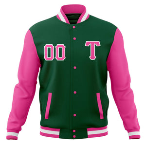 Custom Man's Varsity Baseball Jacket Cotton Blend Letterman Coats