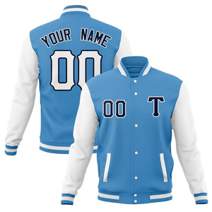 Custom Man's Varsity Baseball Jacket Cotton Blend Letterman Coats