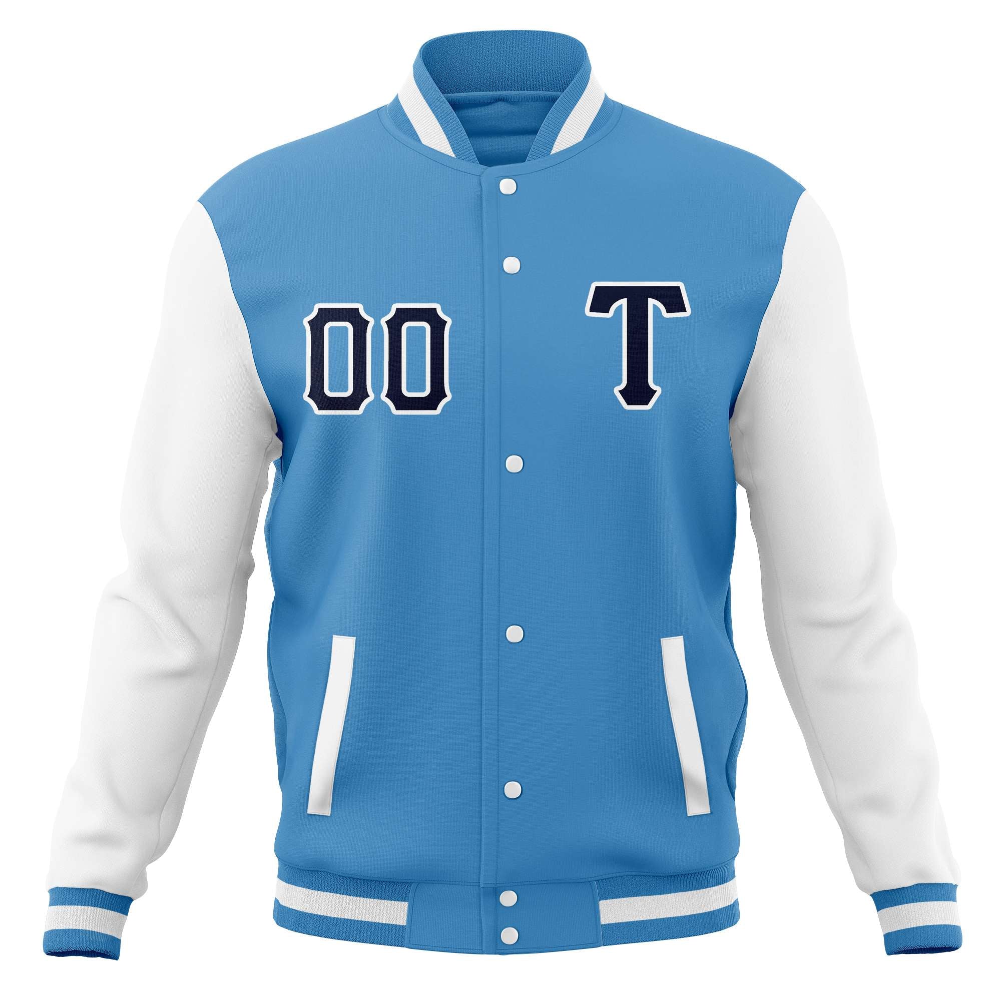 Veste de baseball universitaire personnalisée pour homme Mélange de coton Manteaux Letterman