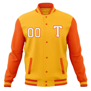 Custom Man's Varsity Baseball Jacket Cotton Blend Letterman Coats