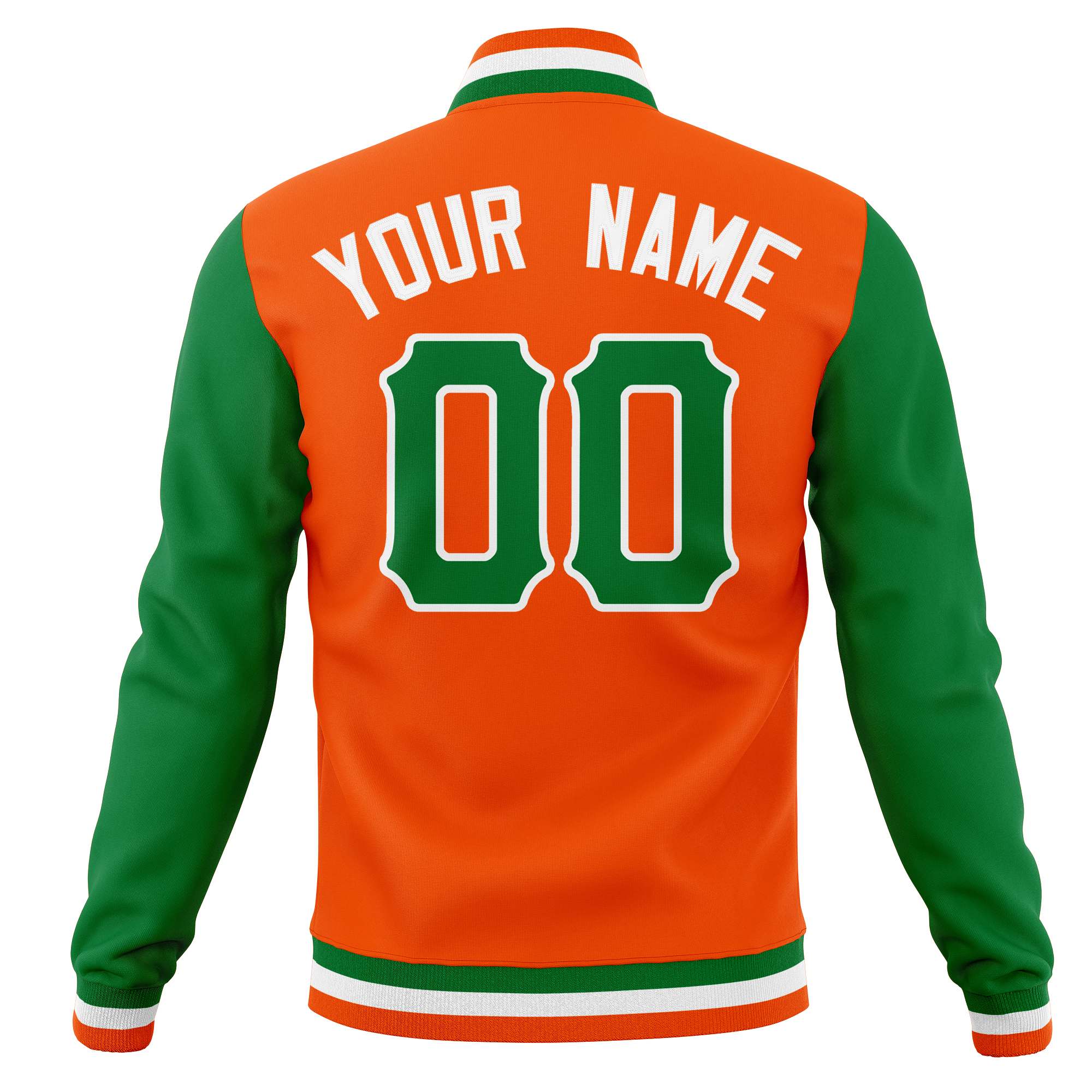 Custom Full-Snap Cotton Blend Baseball Jackets Varsity Letterman Coats