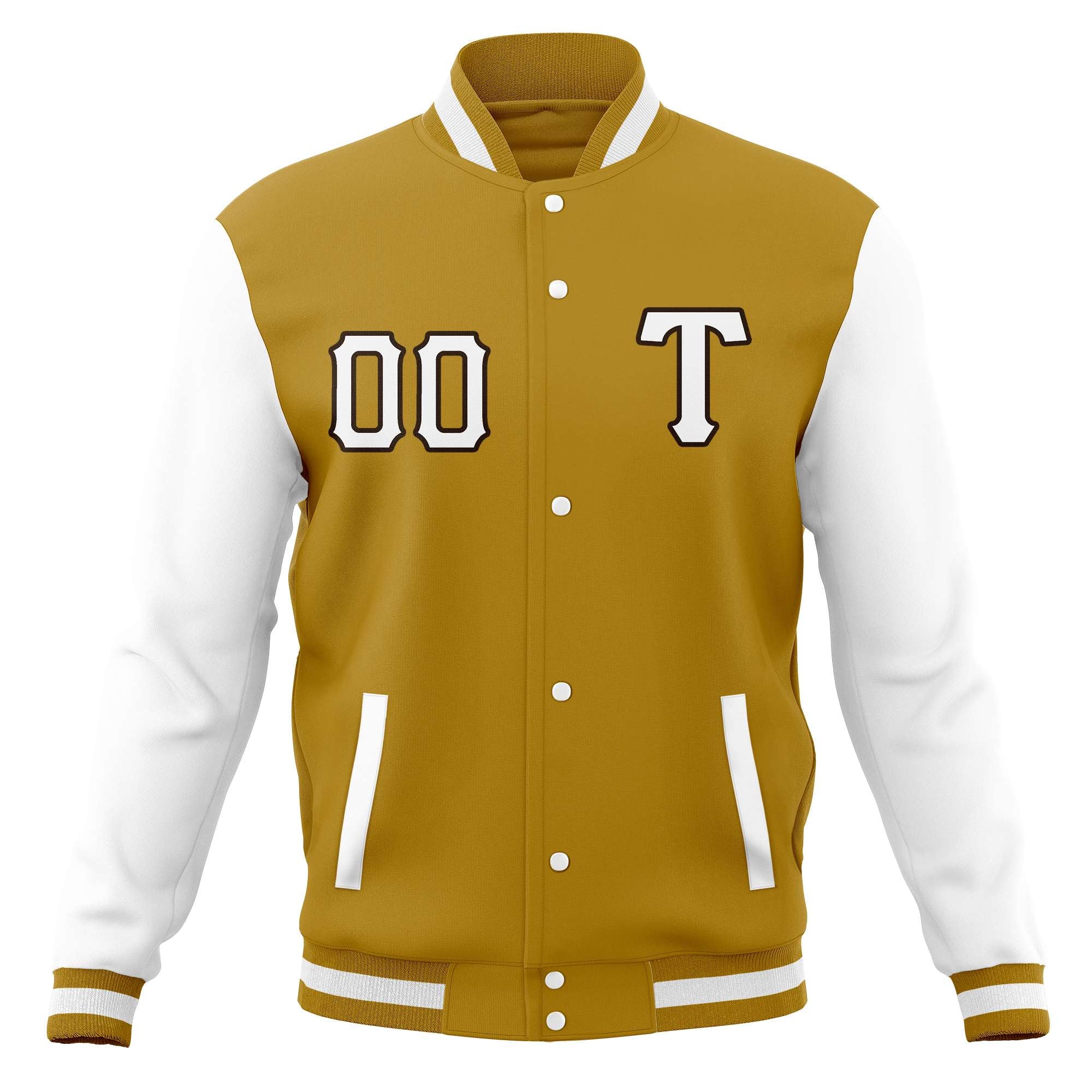 Veste de baseball universitaire personnalisée pour homme Mélange de coton Manteaux Letterman