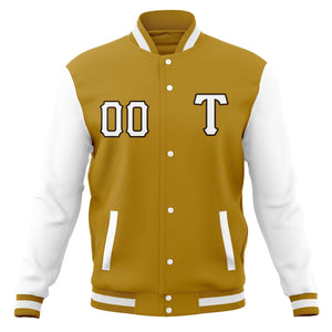 Custom Man's Varsity Baseball Jacket Cotton Blend Letterman Coats