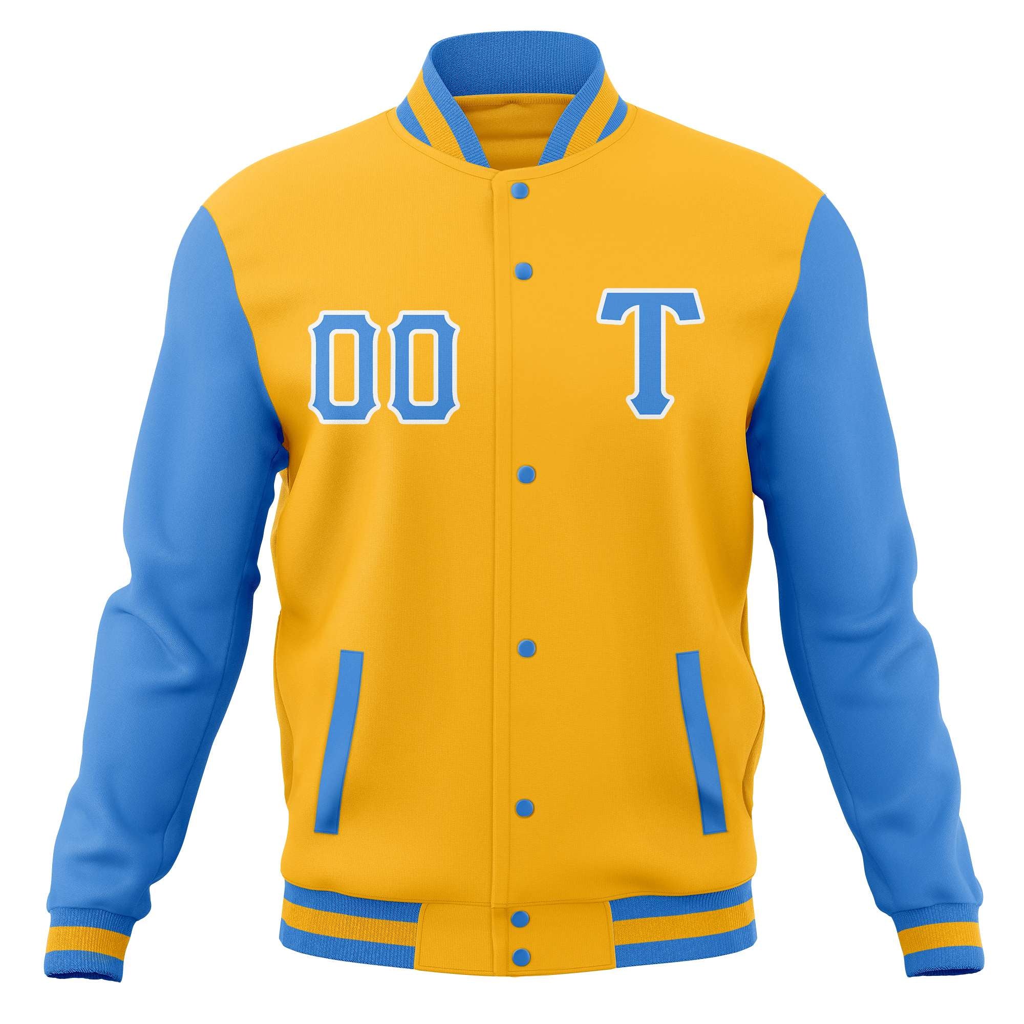 Custom Adult Full-Snap Baseball Varsity Letterman Jackets Cotton Blend Coats