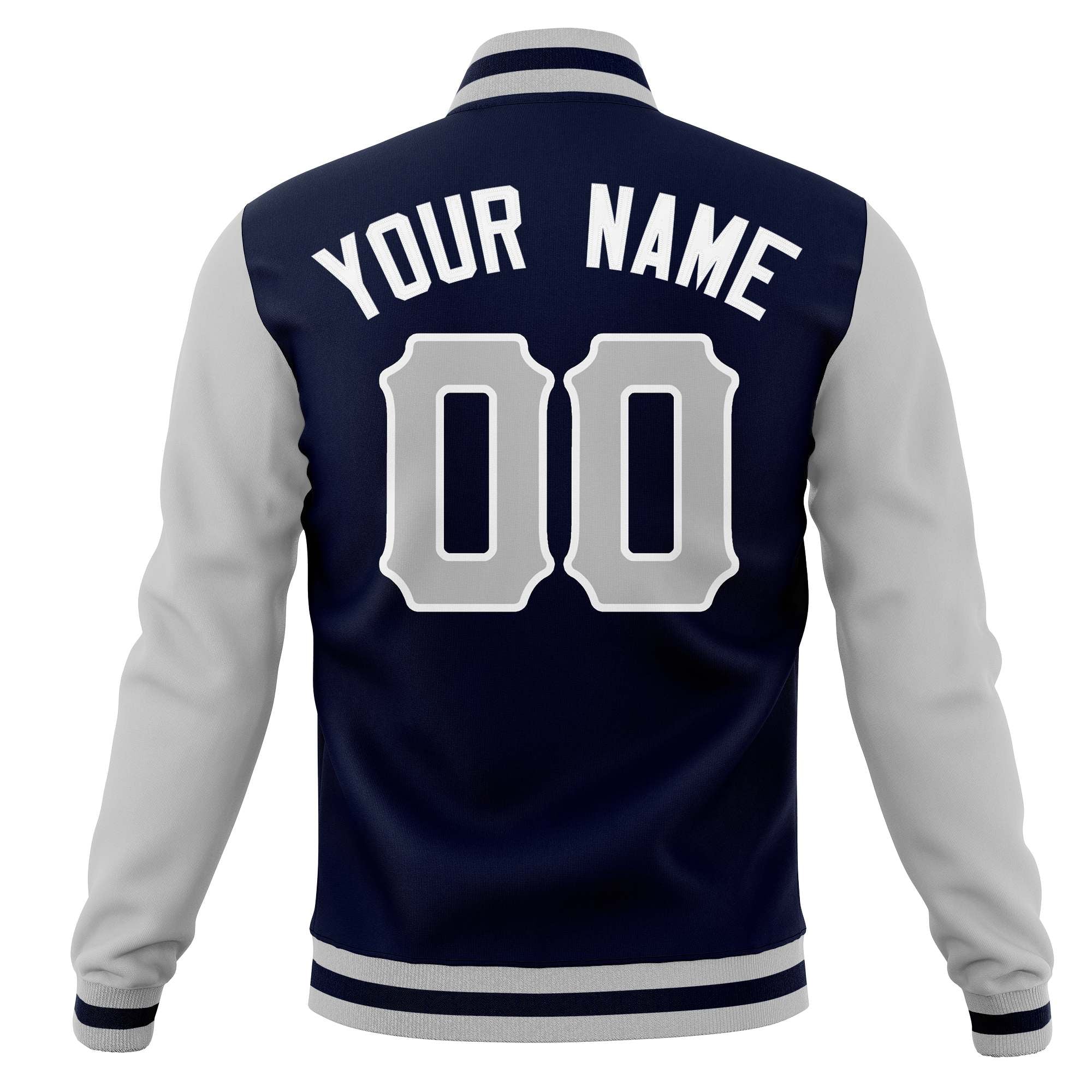 Custom Full-Snap Cotton Blend Baseball Jackets Varsity Letterman Coats