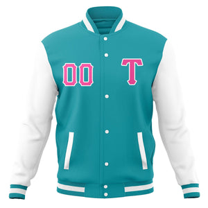 Custom Man's Varsity Baseball Jacket Cotton Blend Letterman Coats