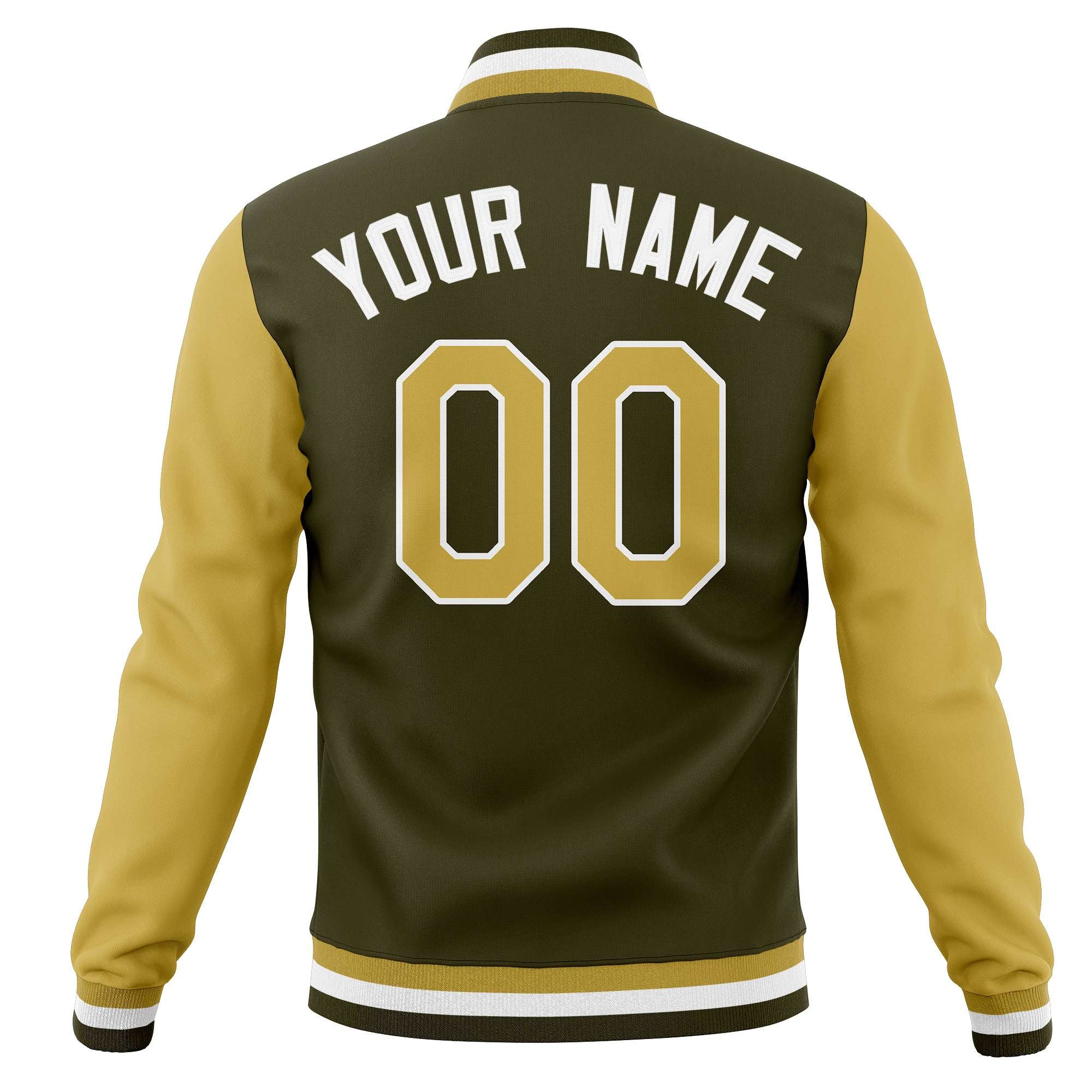 Custom Full-Snap Baseball Coats Stitched Letterman Varsity Jacket