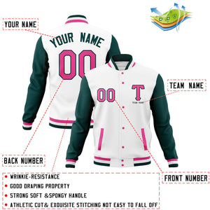 Custom Personalized Letterman Varsity  Baseball Jacket Stitched Name Number