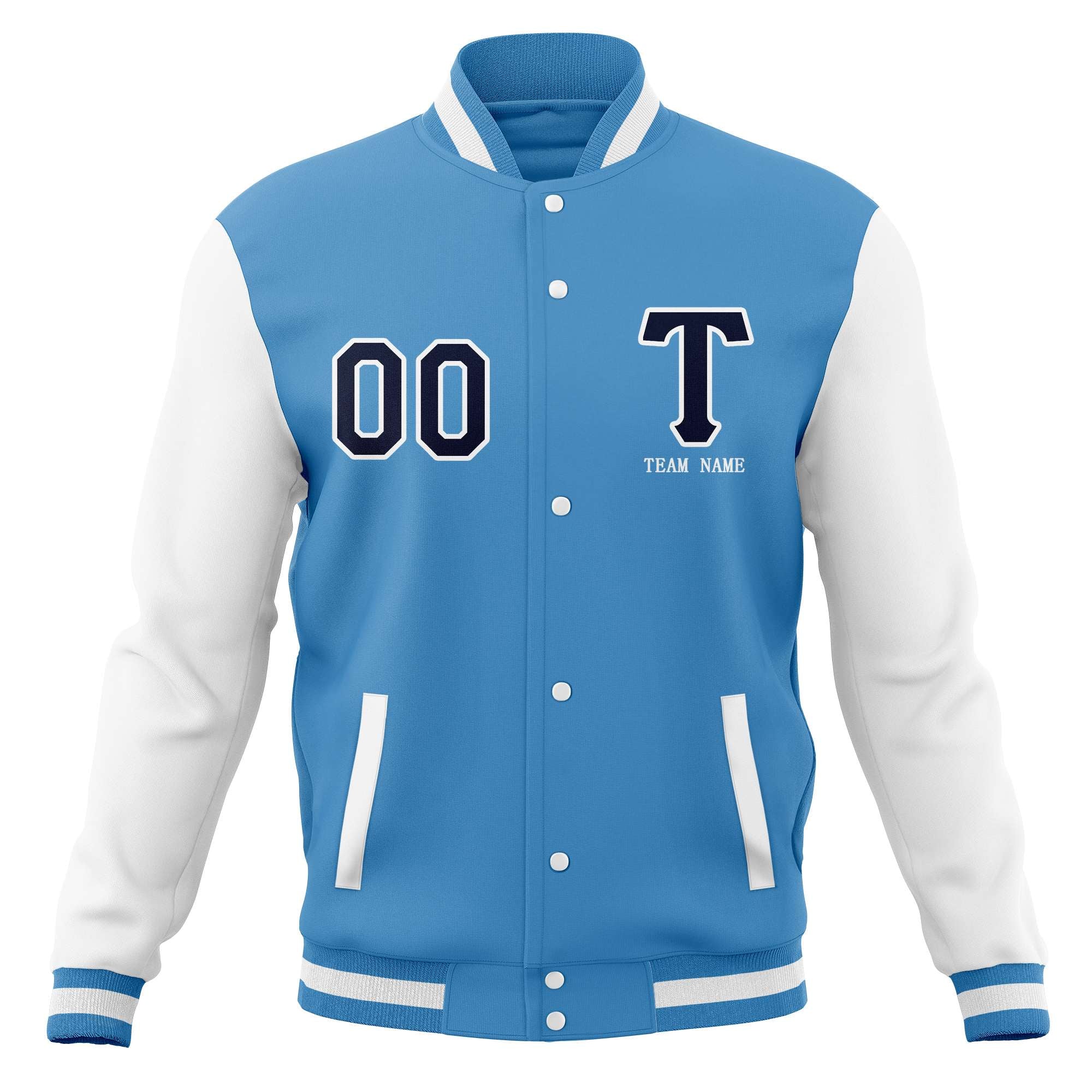 Custom Casual Letterman Varsity Jacket Stitched Baseball Coats