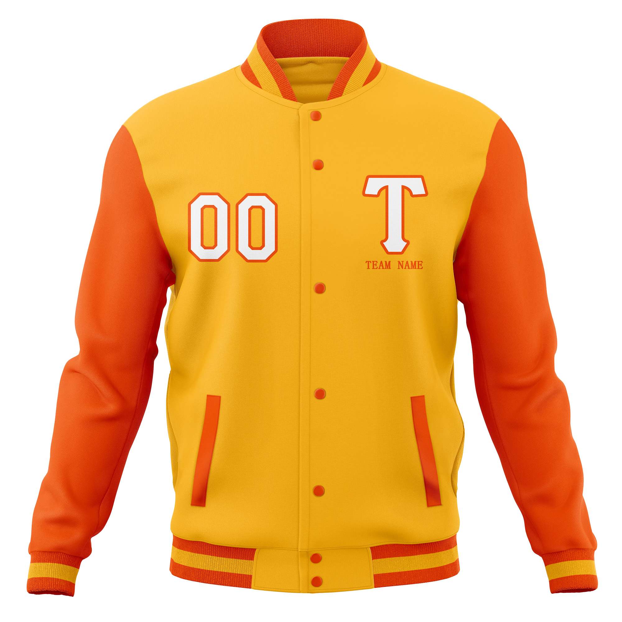 Custom Casual Letterman Varsity Jacket Stitched Baseball Coats