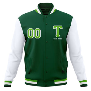 Custom Personalized Letterman Varsity  Baseball Jacket Stitched Name Number