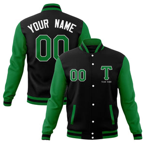 Custom Personalized Letterman Varsity  Baseball Jacket Stitched Name Number