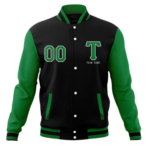 Custom Personalized Letterman Varsity  Baseball Jacket Stitched Name Number