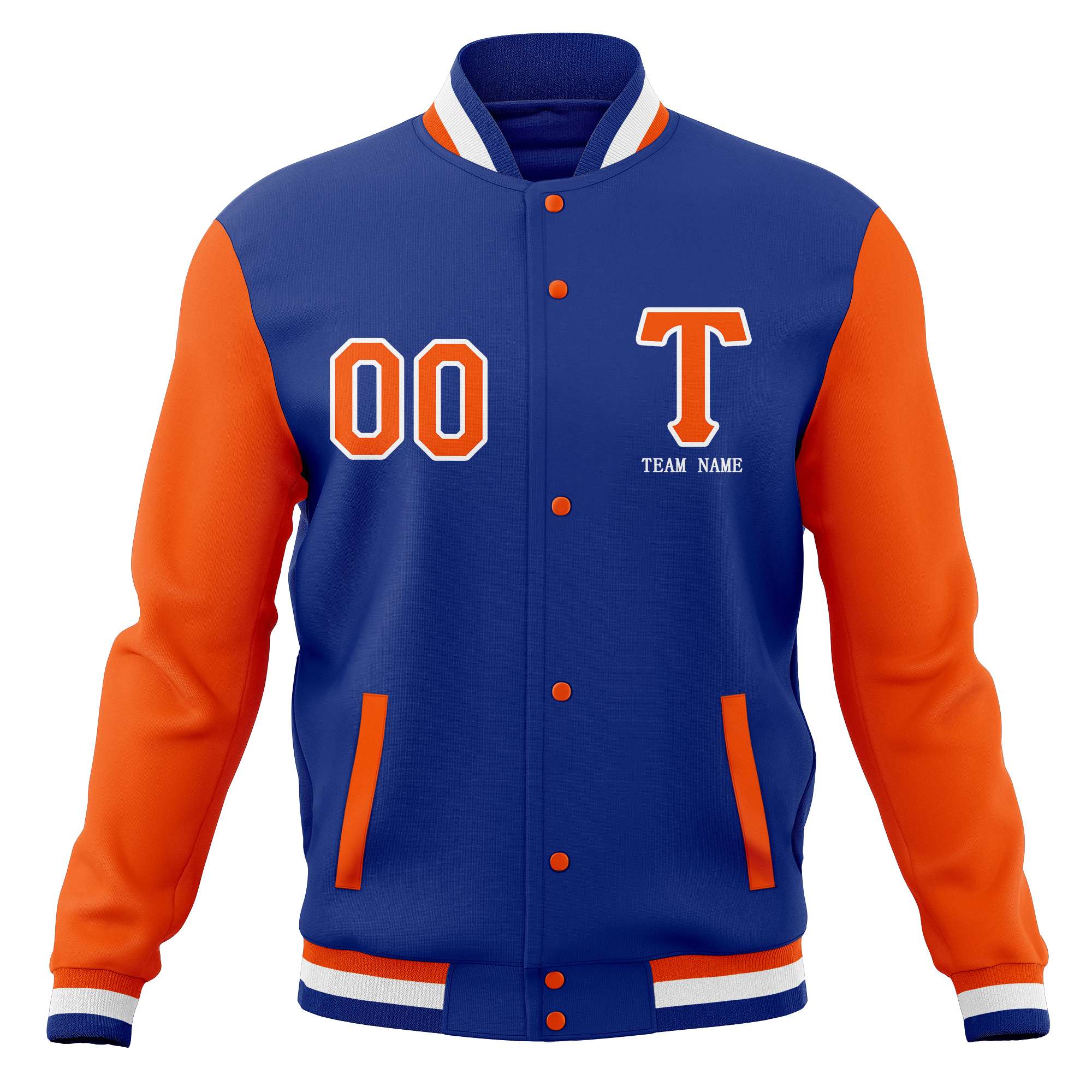 Veste de baseball universitaire Letterman personnalisée personnalisée, numéro de nom cousu