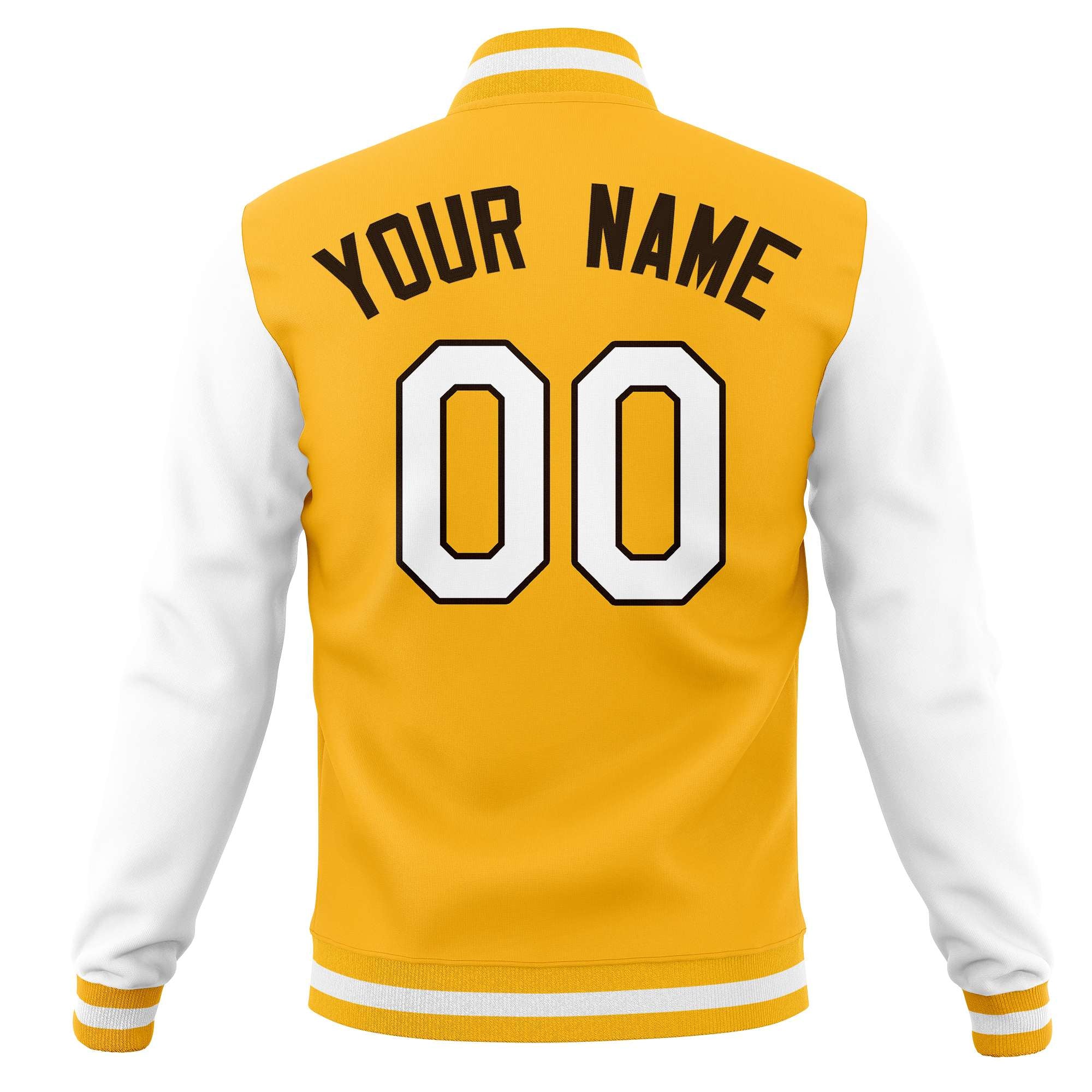 Custom Full-Snap Baseball Coats Stitched Letterman Varsity Jacket