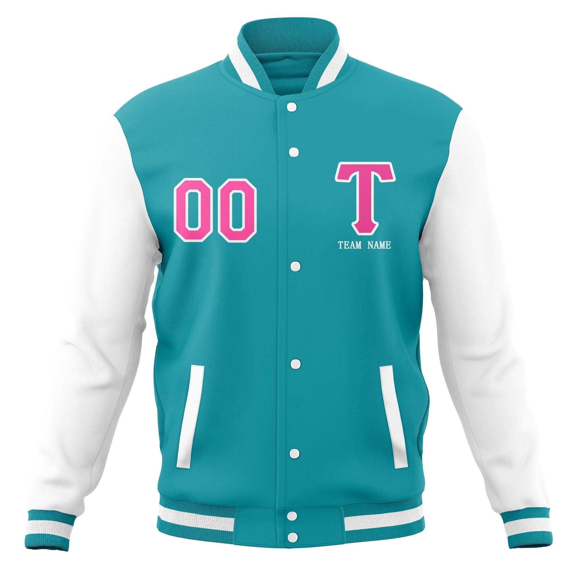 Custom Casual Letterman Varsity Jacket Stitched Baseball Coats