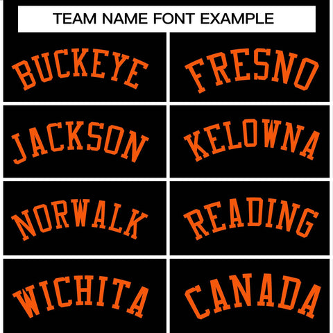 Custom Black Orange Letterman Classic Style Varsity Full-Snap Jacket for Team Sports