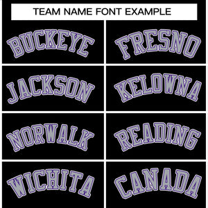 Custom Black Gray-Purple Raglan Sleeves Varsity Full-Snap Letterman Jacket