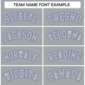 Custom Gray Gray-White Raglan Sleeves Varsity Full-Snap Letterman Jacket