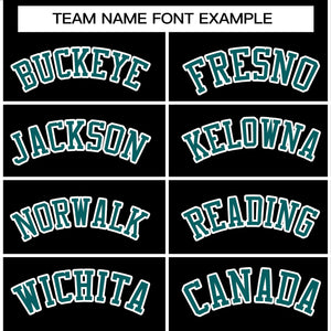 Custom Black Aqua-White Raglan Sleeves Varsity Full-Snap Letterman Jacket