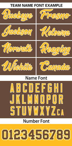 Custom Light Brown Gold-White Varsity Full-Snap Color Block Lettermen Baseball Jacket