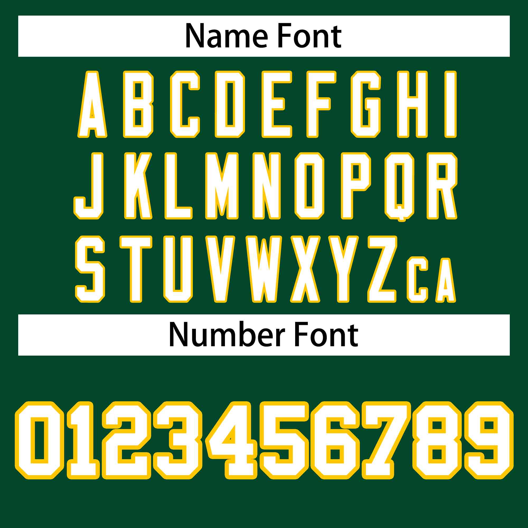 personalized green varsity full snap jacket name and number font style