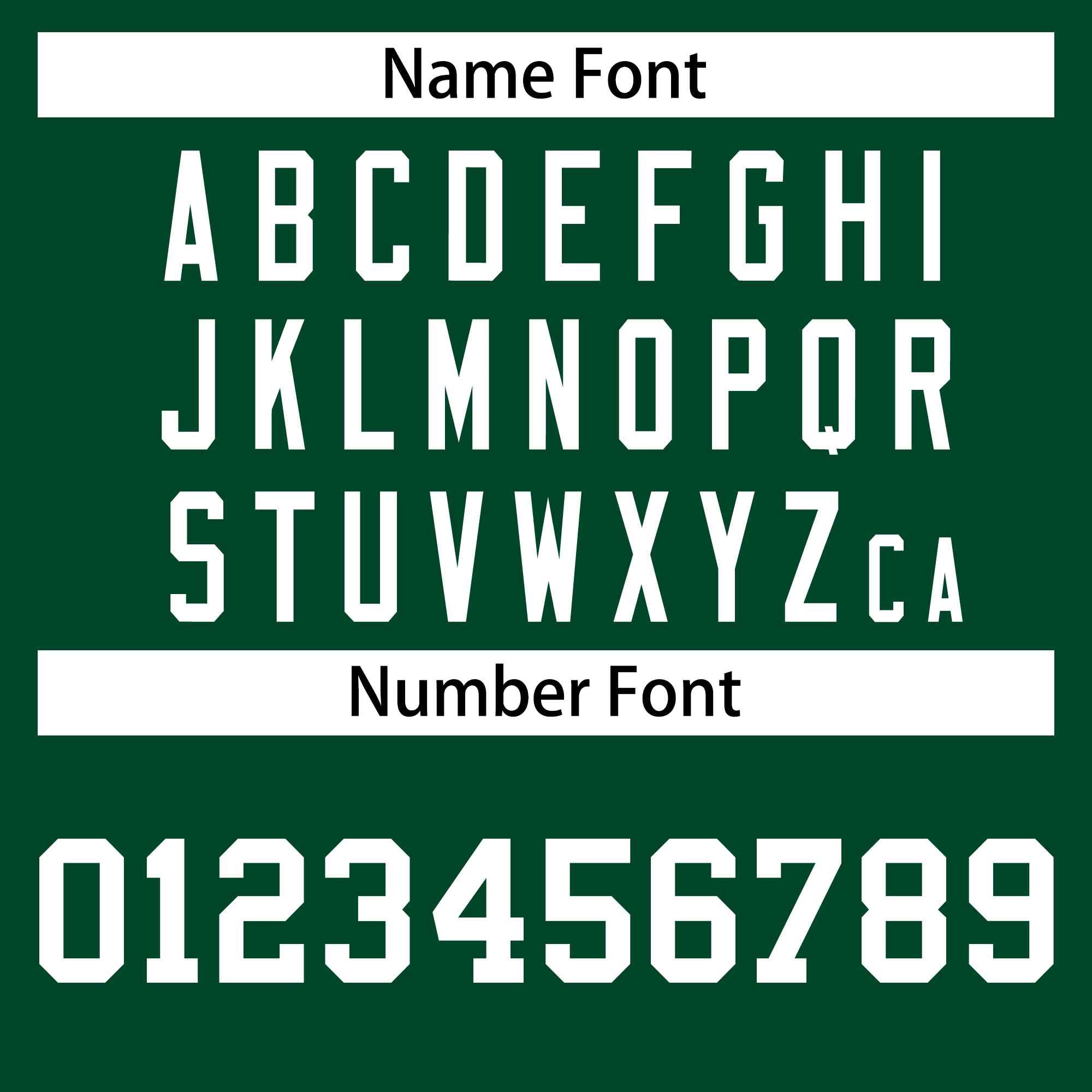 custom green and white long sleeves varsity full-snap baseball jacket name and number font style